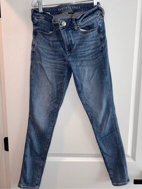 American Eagle Outfitters Women's Medium Blue Skinny Jeans